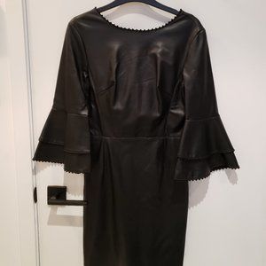 Zara Faux-Leather Dress